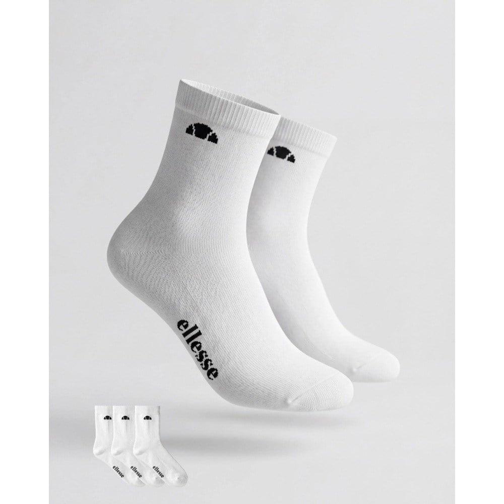 Ellesse 6SM9019-OF 3'lü Kısa Konç Spor Çorap Erkek - Beyaz