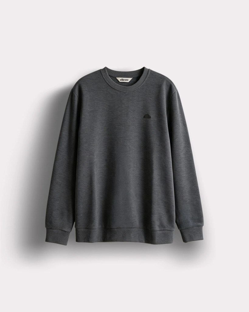 Ellesse 6WM3001-DGM Erkek Sweat Koyu Gri Melanj