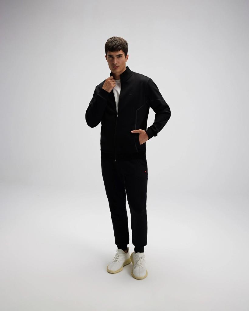 Ellesse EM545 Erkek Siyah Önden Fermuarlı Sweat