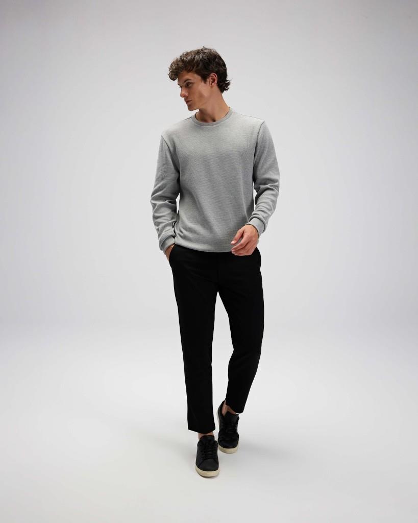 Ellesse EM615-GR Erkek Gri Pamuklu Kazak