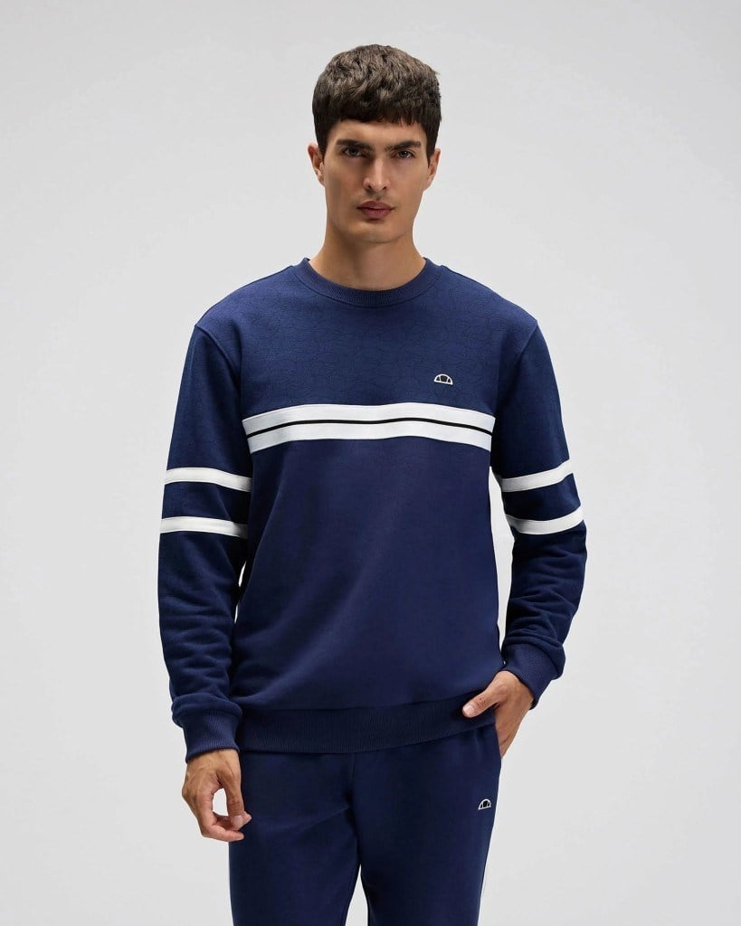Ellesse EM618 Erkek Lacivert Sweat