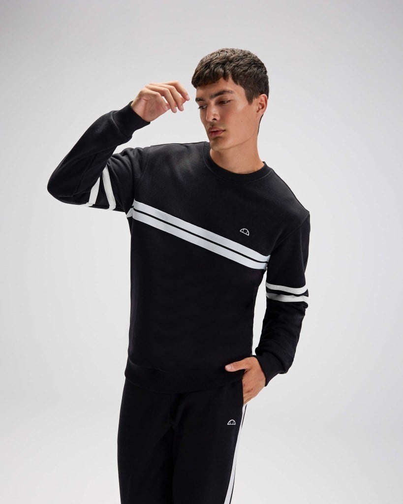 Ellesse EM618 Erkek Siyah Sweat