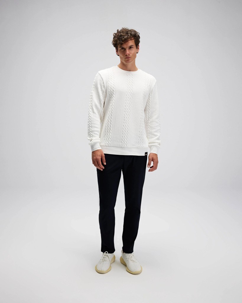 Ellesse EM623-OF Erkek Beyaz Kazak