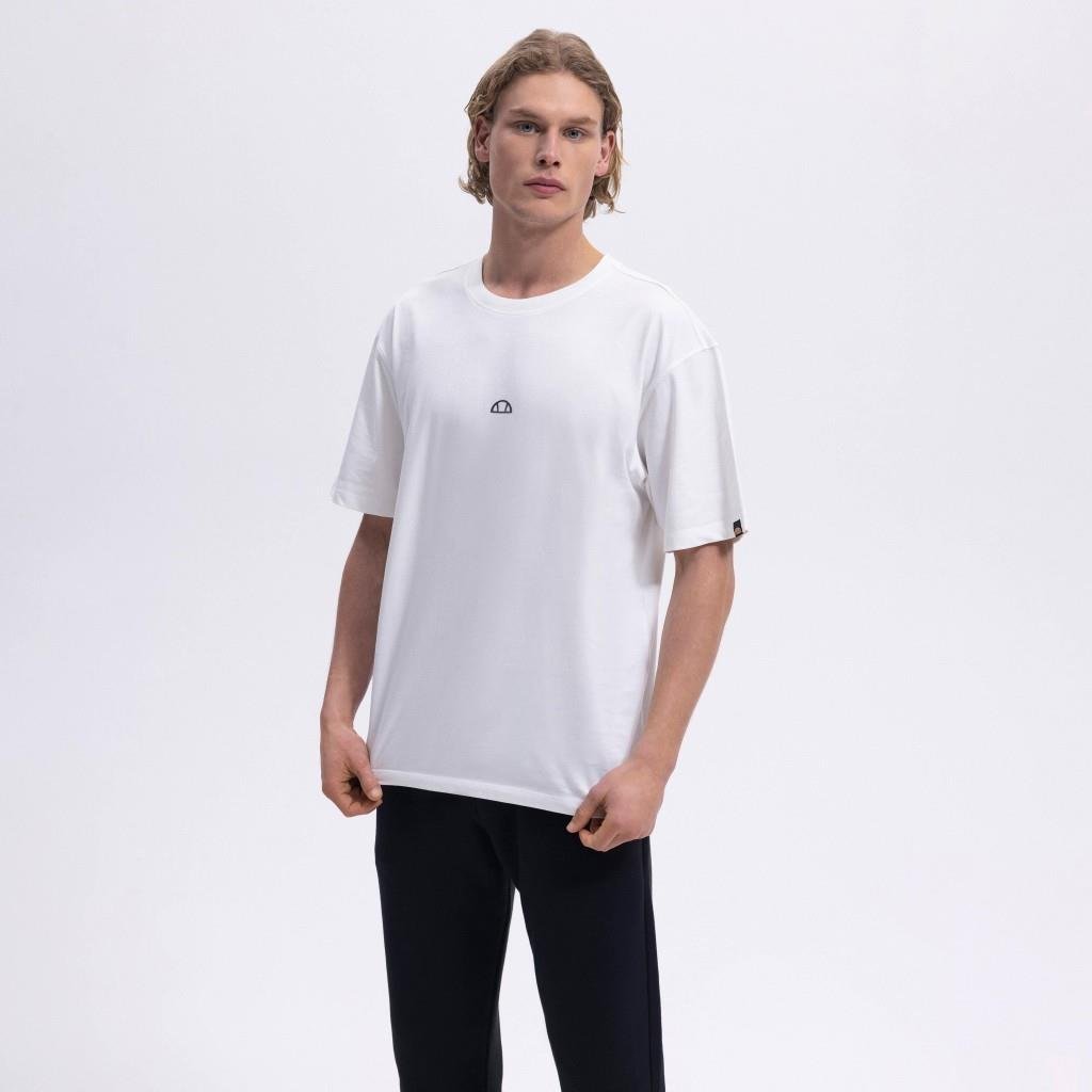 Ellesse Erkek Kırık Beyaz Oversize Tişört EM376-OF