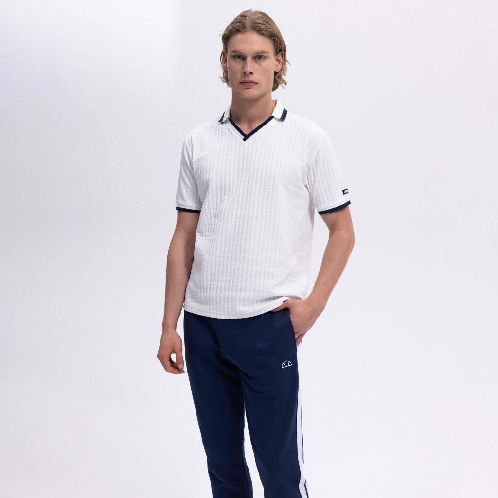Ellesse Erkek Kırık Beyaz Polo Yaka Tişört EM491