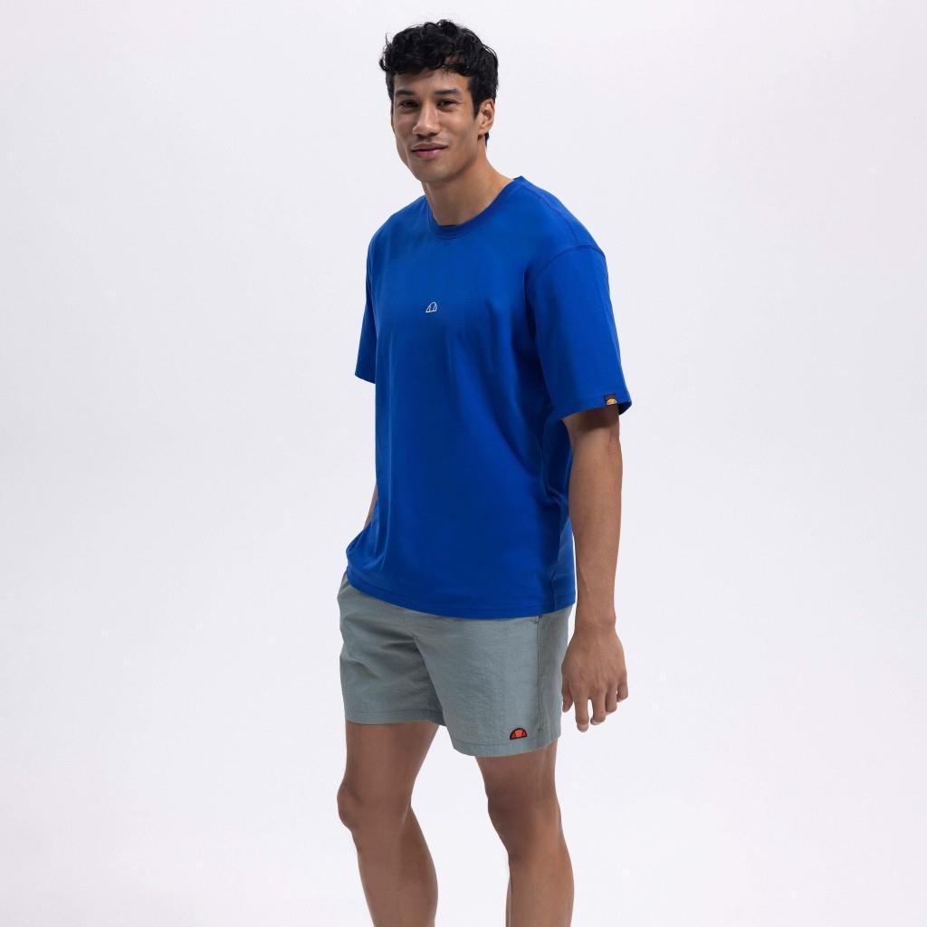 Ellesse Erkek Saks Mavi Oversize Tişört EM376-SBL