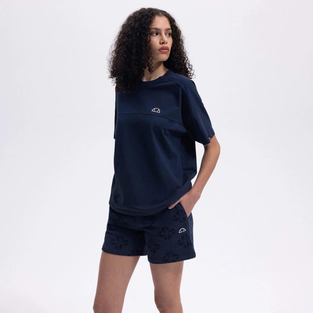 Ellesse Kadın Lacivert Oversize Pamuklu Tişört – EF394-NV