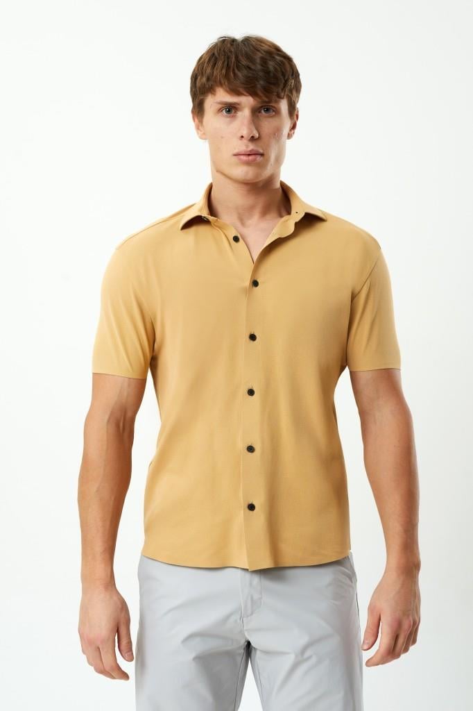 Exuma Erkek Hardal Pike Gömlek