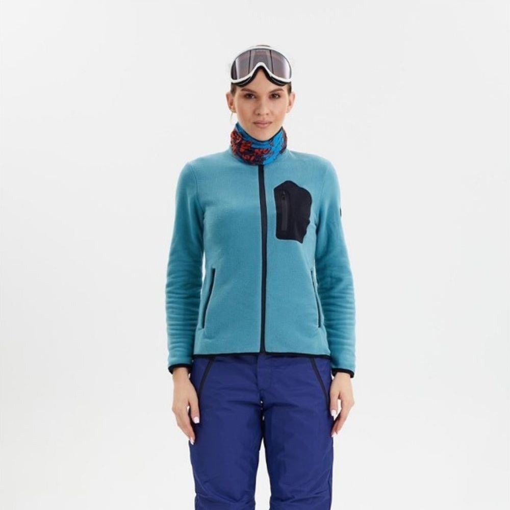 Exuma Kadın Tam Fermuarlı Polar 2322003 - Mint