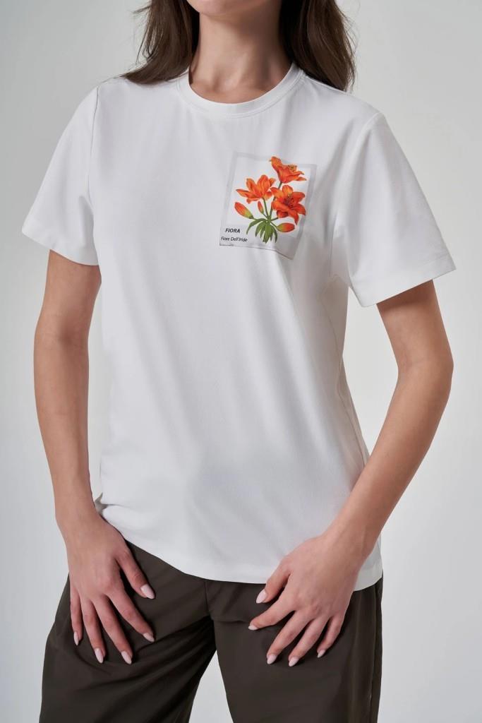 EXUMA KADIN TSHIRT-1522117 BEYAZ