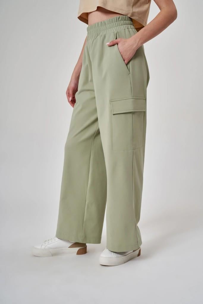 Exuma Kadın Yeşil Pantolon 1523021-YEŞİL