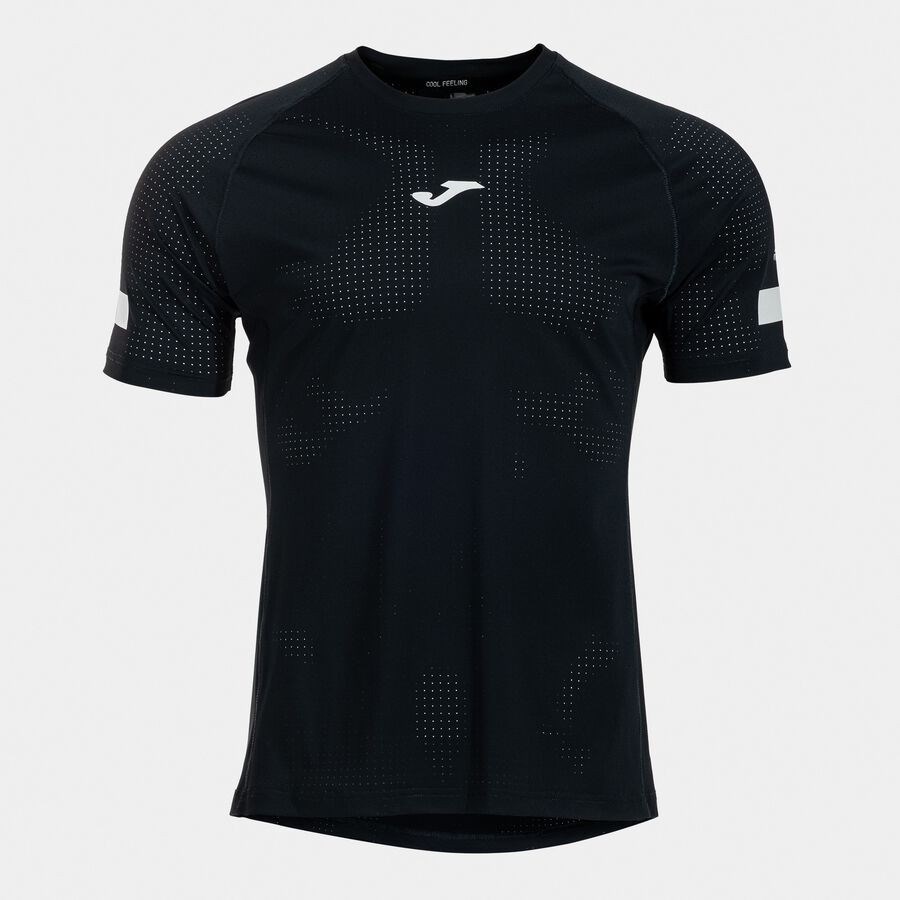 Joma 104644.100 R-Trail Nature Erkek Kısa Kollu Tişört - Siyah/Beyaz