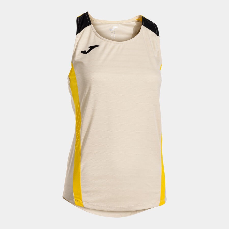 Joma 902521.002 Montreal Kadın Kolsuz Bej Spor Tişört