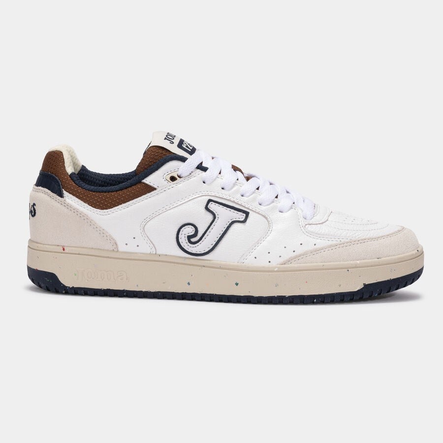 Joma C.Flexys 25 CFLEXW2525 Erkek Günlük Spor Ayakkabısı - Beyaz/Kahverengi