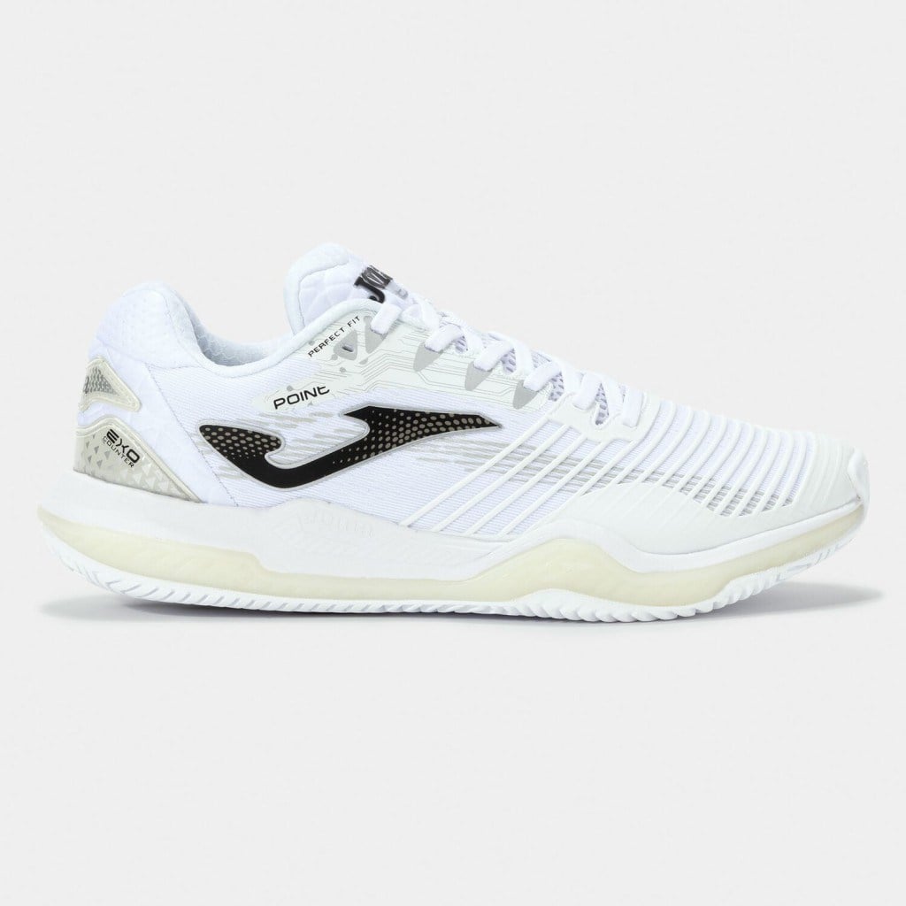 Joma Point Erkek Beyaz Toprak & Sert Kort Tenis Ayakkabısı TPOIS2402AC
