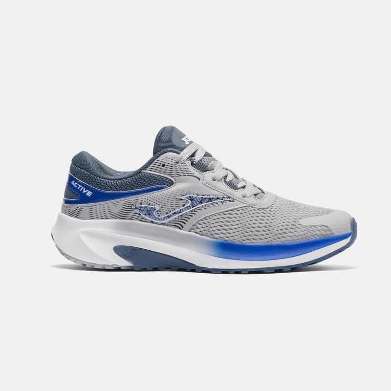 Joma RACTIS2612 Active Erkek Koşu Ayakkabısı - Gri/Mavi