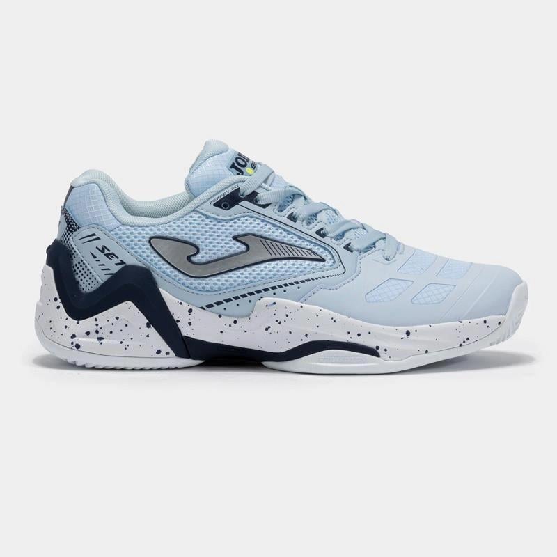 Joma Set Kadın Mavi Toprak Kort Tenis Ayakkabısı TSELS2505C