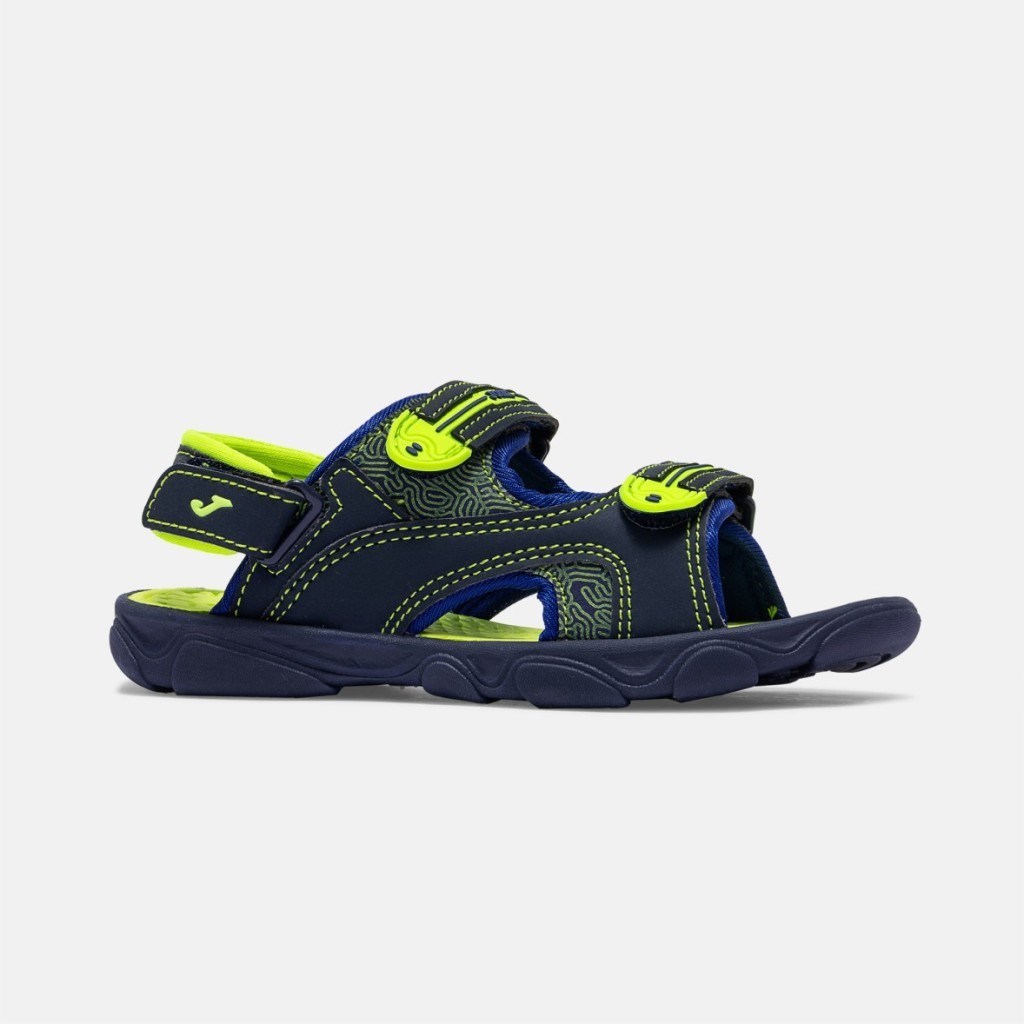 Joma SOCEJS2633V Çocuk Sandalet - Lacivert/Sarı