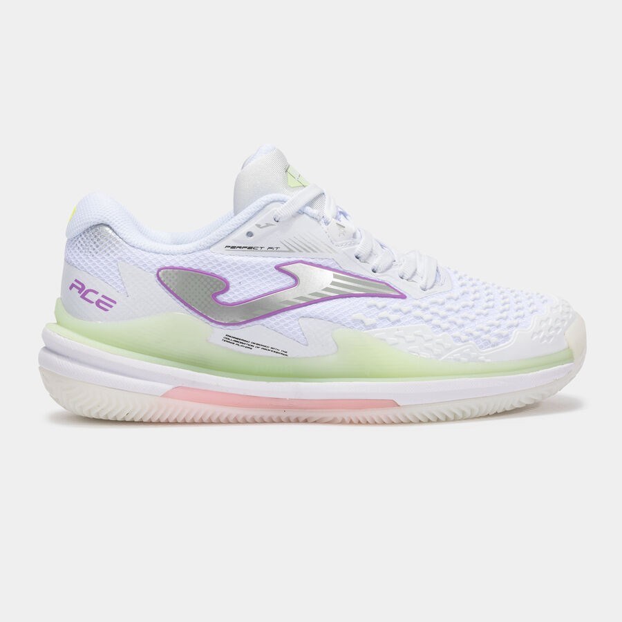 Joma TACELW2502AC Ace Lady Kadın Sert Kort Beyaz Tenis Ayakkabı
