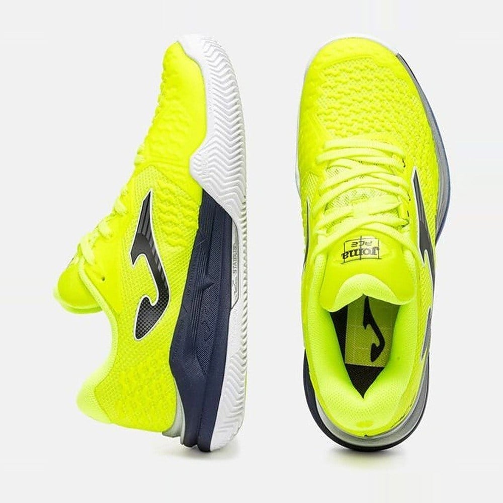 Joma TACEW2609AC Ace Sert & Toprak Kort Erkek Tenis Ayakkabısı - Neon Sarı/Siyah