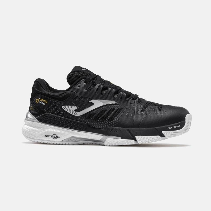 Joma TCSLAS2601C Slam Classic Unisex Padel Ve Toprak Kort Tenis Ayakkabısı Siyah 