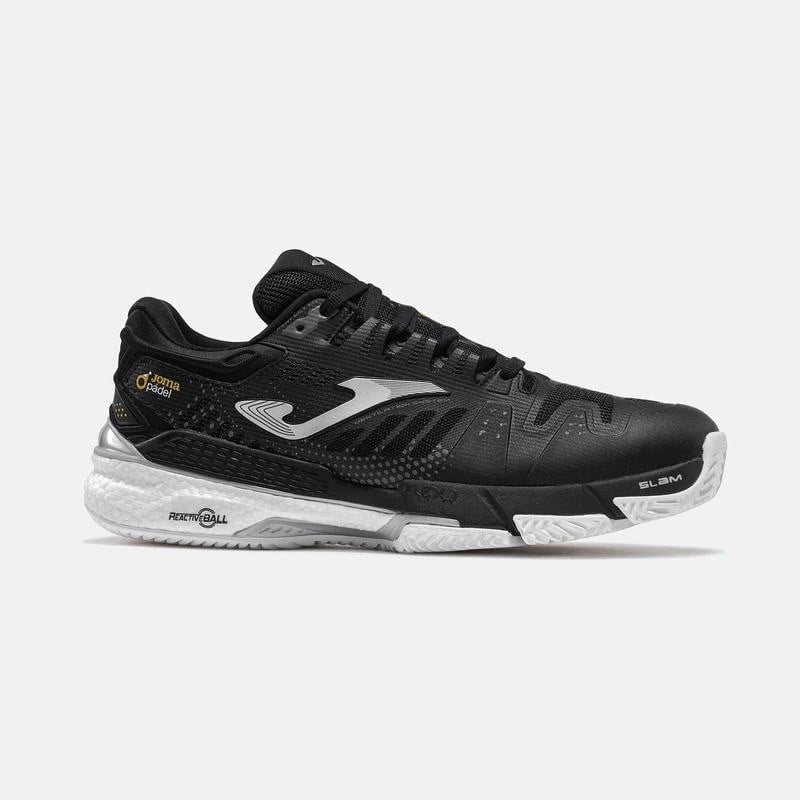 Joma TCSLAS2601C Slam Classic Unisex Padel Ve Toprak Kort Tenis Ayakkabısı Siyah 
