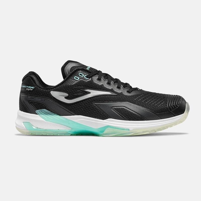 Joma TELCS2601C Electric Toprak Kort Erkek Tenis Ayakkabısı - Siyah/Mavi
