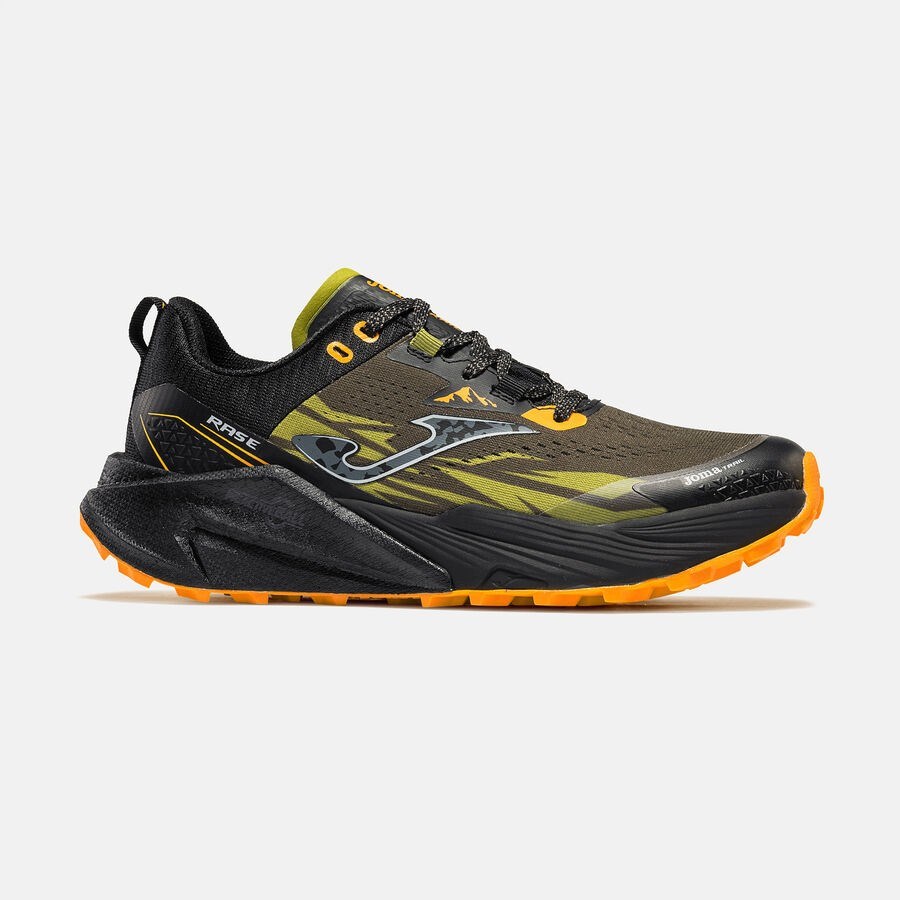 Joma TKRASS2623 Rase Erkek Trail Koşu Ayakkabısı - Haki/Sarı