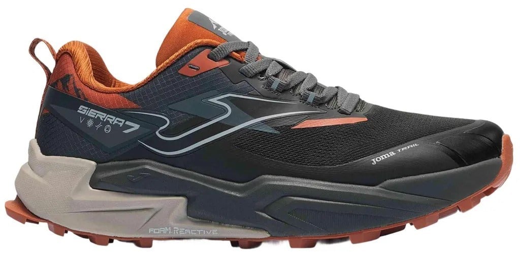 Joma TKSIES2622 Sierra Erkek Trail Koşu Ayakkabısı Siyah Turuncu