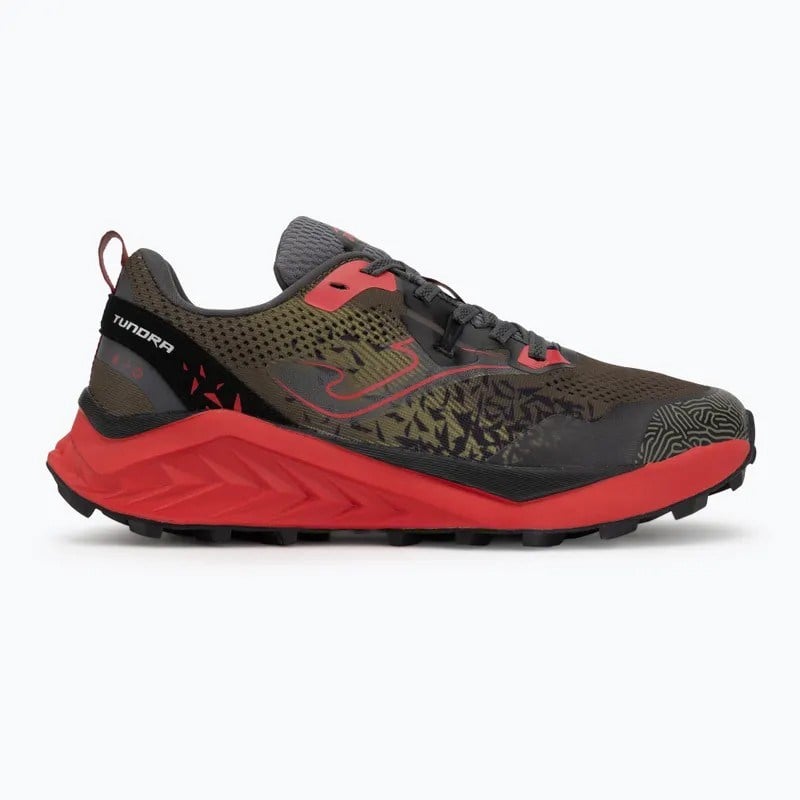 Joma TKTUNS2623 Tundra Erkek Trail Koşu Ayakkabısı Haki/Kırmızı