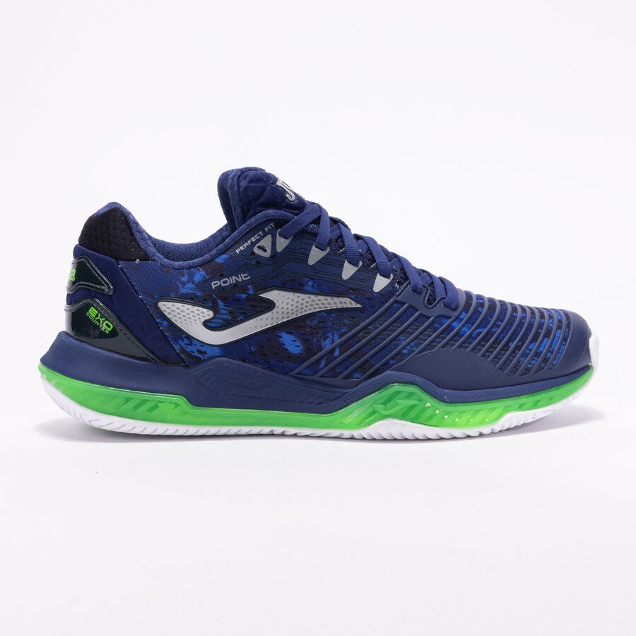 Joma TPOIW2503C Point 2503 Erkek Toprak Kort Mavi Tenis Ayakkabı