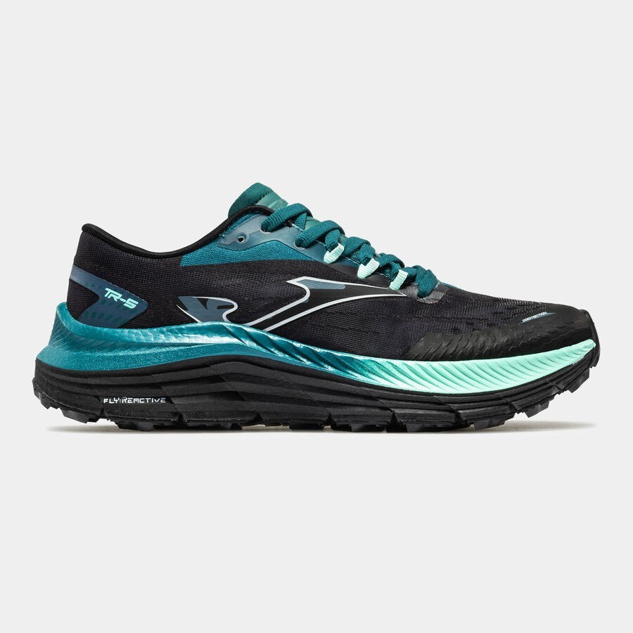 Joma TR-5 Erkek Patika Koşu Ayakkabısı Siyah Turkuaz TKTR5S2601