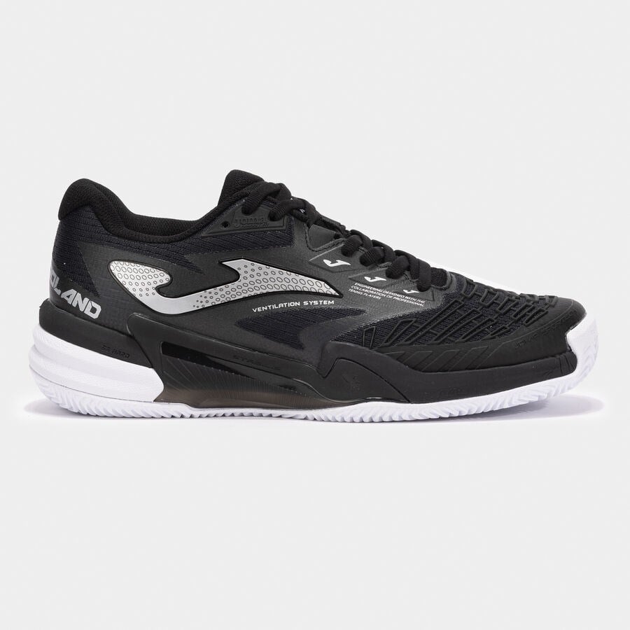 Joma TROLW2501C Roland 2501 Erkek Siyah Toprak Kort Tenis Ayakkabı