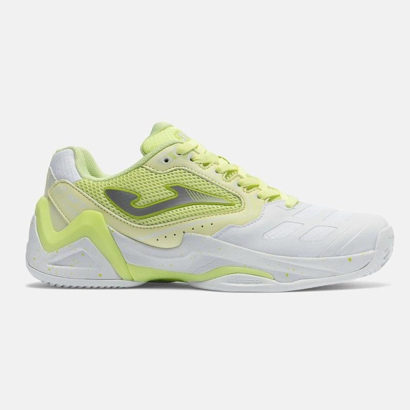 Joma TSELS2611C Set Lady Toprak Kort Kadın Tenis Ayakkabısı Beyaz/Lime