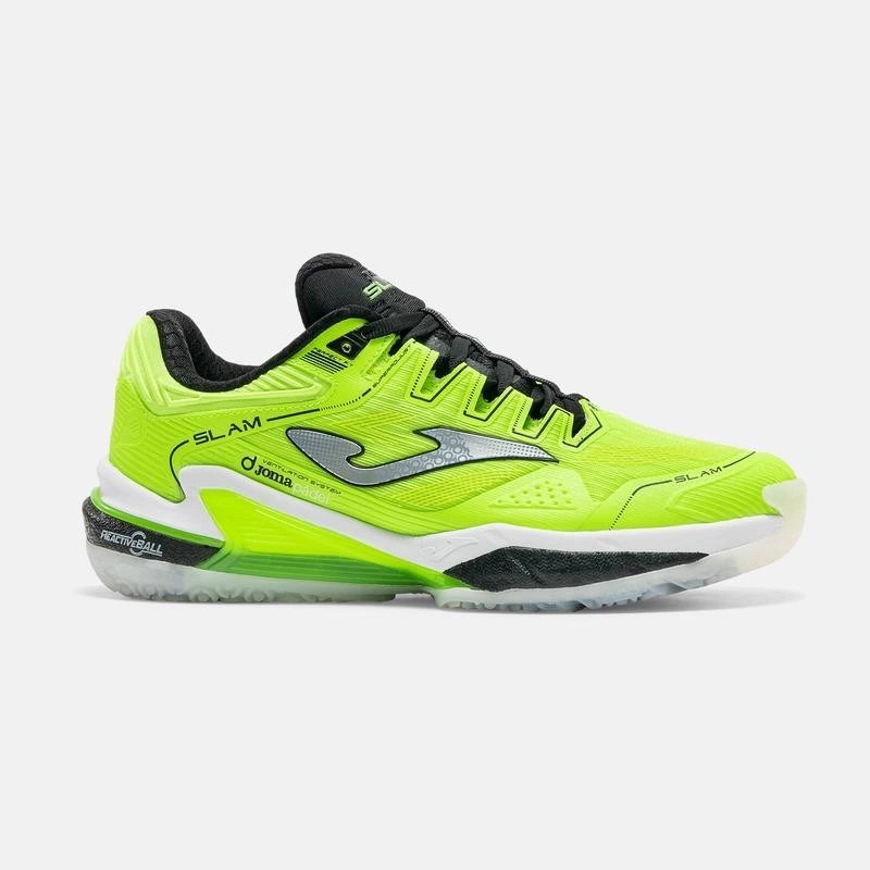 Joma TSLAMS2615OM Slam Erkek Padel Ayakkabısı Neon Yeşili/Beyaz