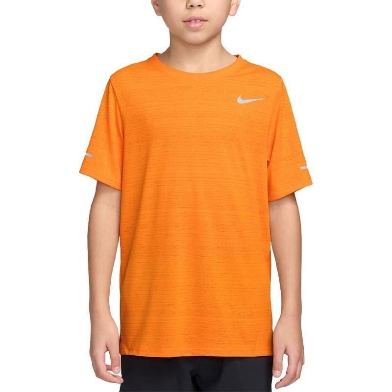 NIKE  DD3055-873 Miler Order Erkek Çocuk Turuncu Tişört
