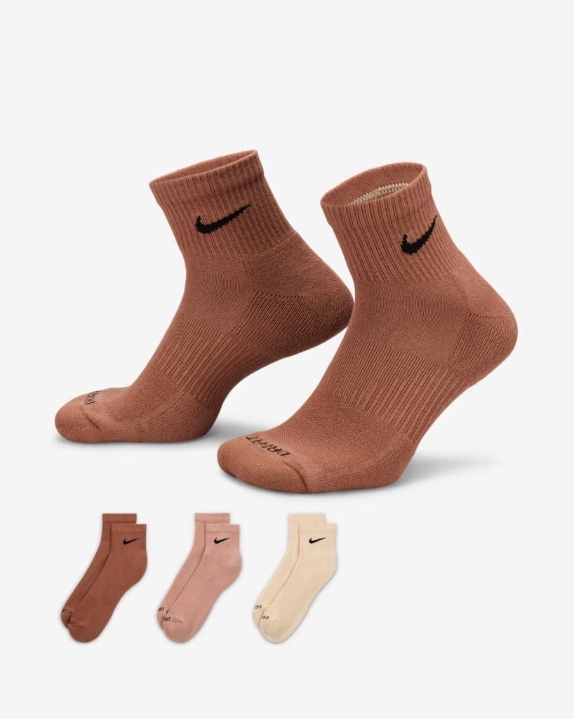 Nike Everyday Plus Destekli Antrenman Bilek Çorapları (3 Çift) SX6890-968