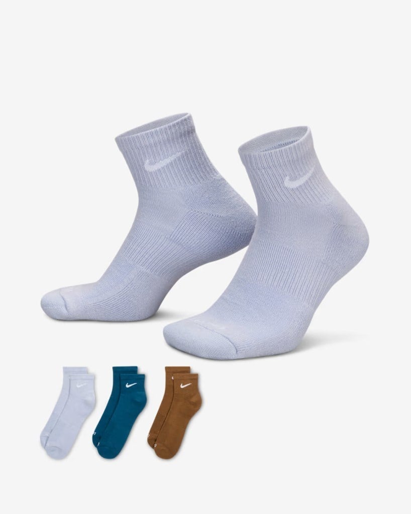 Nike Everyday Plus Destekli Antrenman Bilek Çorapları (3 Çift) SX6890-970