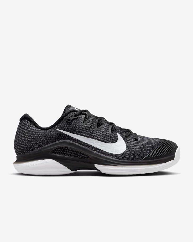 Nike FV5552-001 Vapor 12 Sert Kort Erkek Tenis Ayakkabısı - Siyah