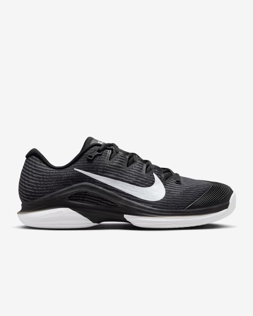 Nike FV5552-001 Vapor 12 Sert Kort Erkek Tenis Ayakkabısı - Siyah