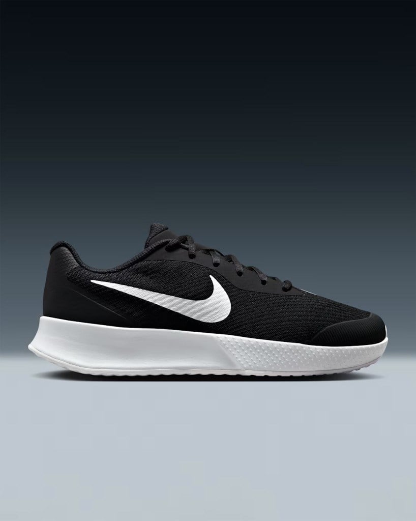 Nike FZ2156-001 Vapor Lite 3 Sert Kort Kadın Tenis Ayakkabısı - Siyah