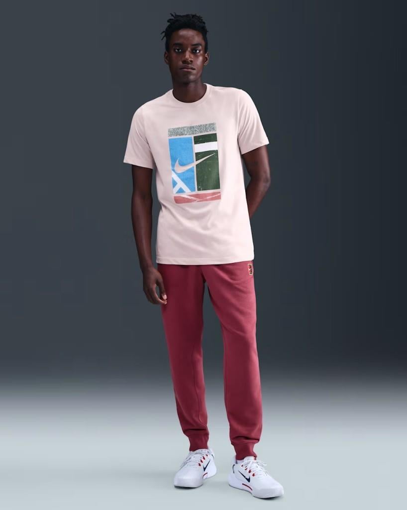 NIKE HV1788-667 Court Dri-FIT Erkek Beyaz Spor Tişört