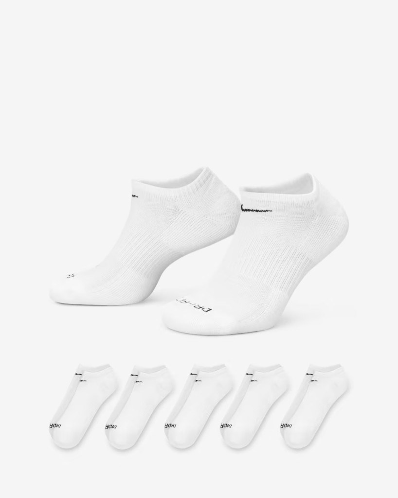 Nike SX6898-100 Everyday Plus Destekli No-Show Antrenman Çorapları (6 Çift)