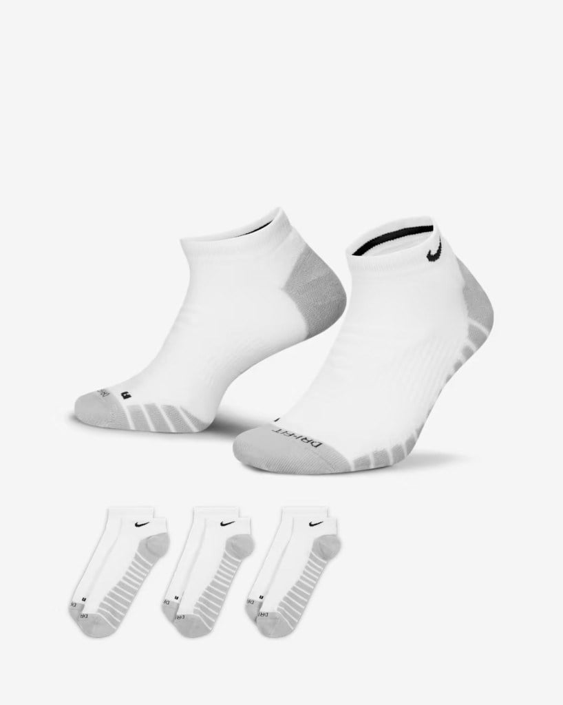 Nike SX6964-100 Everyday Max Destekli No-Show Antrenman Çorapları (3 Çift)