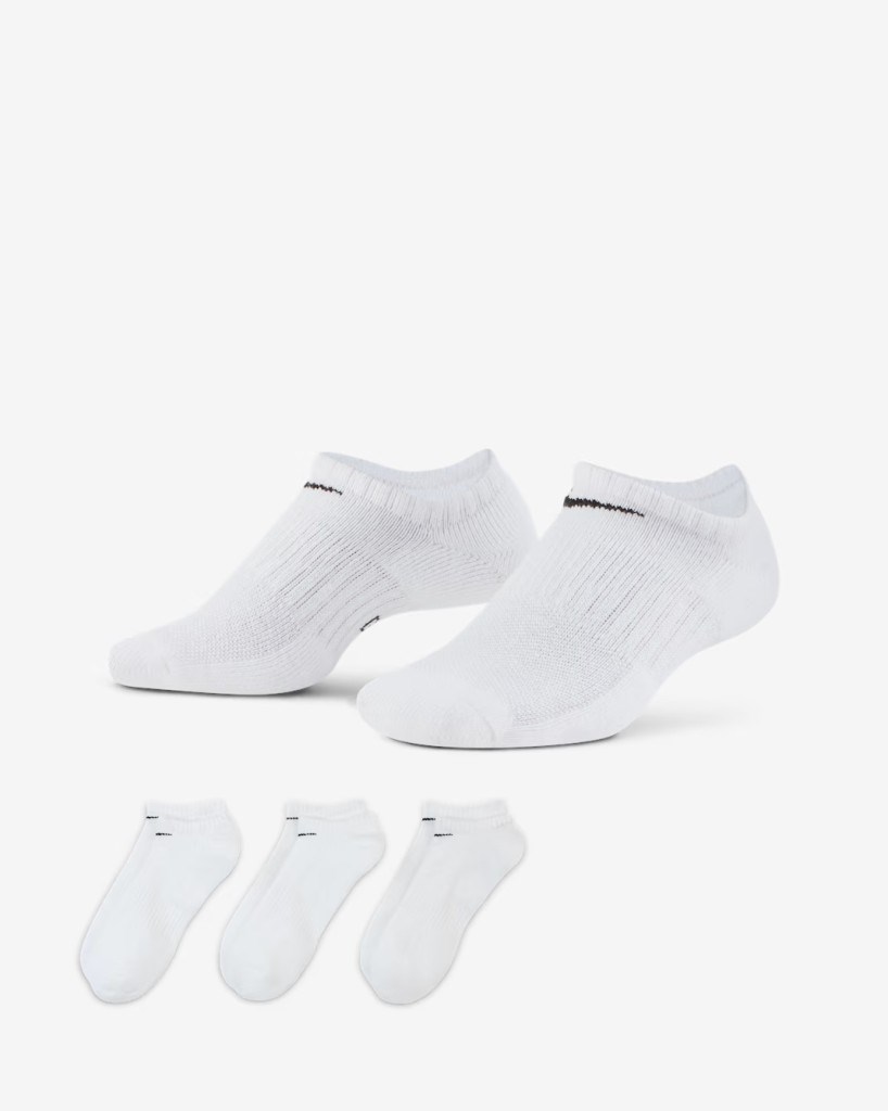 Nike SX7673-100 Everyday Cushioned No-Show Antrenman Çorapları (3 Çift)