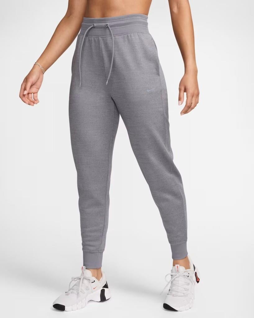 Nike Therma-FIT One FB5431-091 Kadın Yüksek Belli 7/8 Jogger Pantolon - Carbon Heather