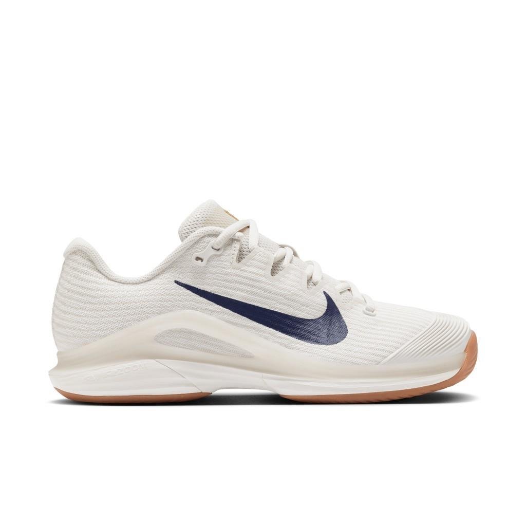 Nike Vapor 12 Sert Kort Kadın Krem Tenis Ayakkabısı FV5554-101