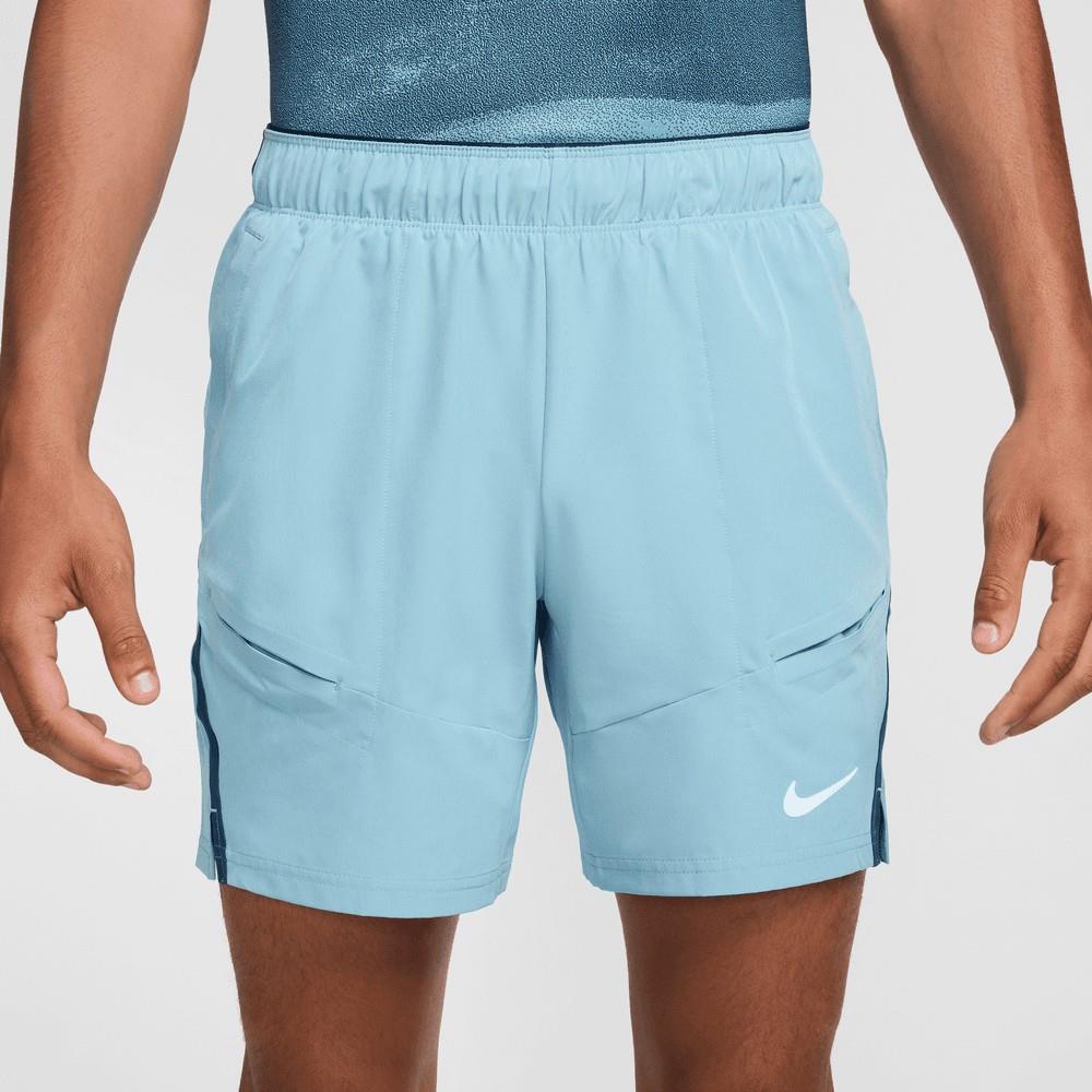 NikeCourt Advantage Dri-FIT 18 cm Erkek Mavi Tenis Şortu FD5336-464