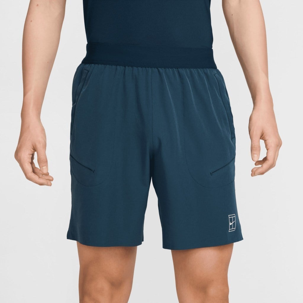 NikeCourt Advantage Dri-FIT 20 cm Erkek Petrol Yeşili Tenis Şortu FZ9322-478