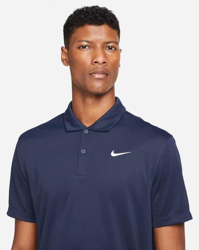 NikeCourt Dri-FIT Erkek Tenis Polo Tişört - Lacivert DH0857-451